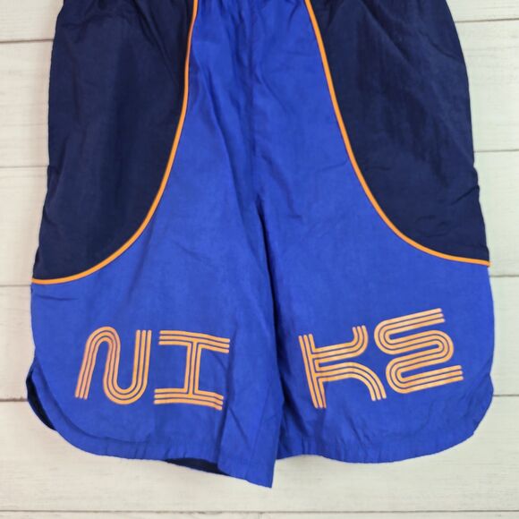 Nike Big Boys Sportswear Woven Shorts Size Large Blue DX5099 Athletic 8" Inseam - Picture 3 of 9